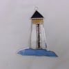 Stained Glass Lighthouse Suncatcher