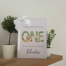 Safari themed birthday card 