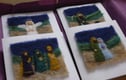 Needle felted Cards