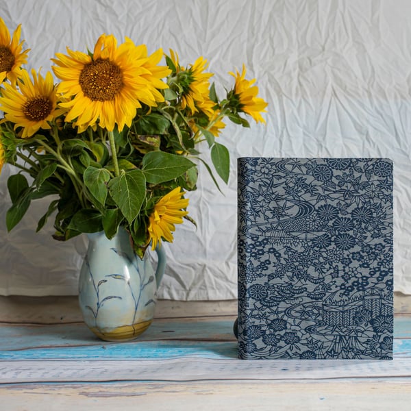 innerwords … Vintage Japanese Kimono Fabric Bound Journal (Folksy126)