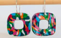Double sided earrings 