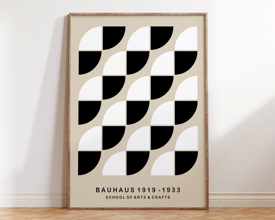 Bauhaus Geometric Poster A78