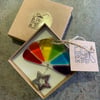 A little hug in a box rainbow & star gift