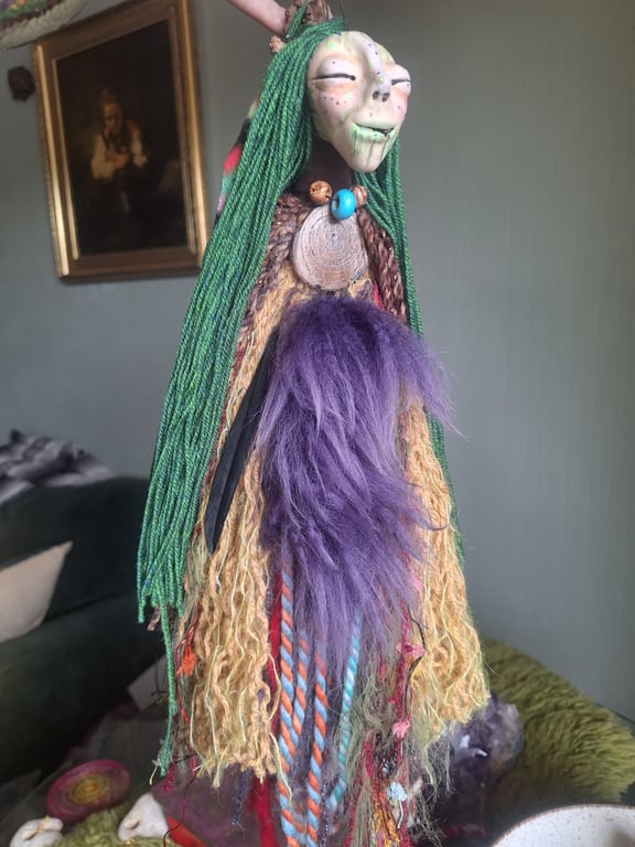Spirit doll,poppet doll,altar,shaman doll, witches ward, protection,witch 