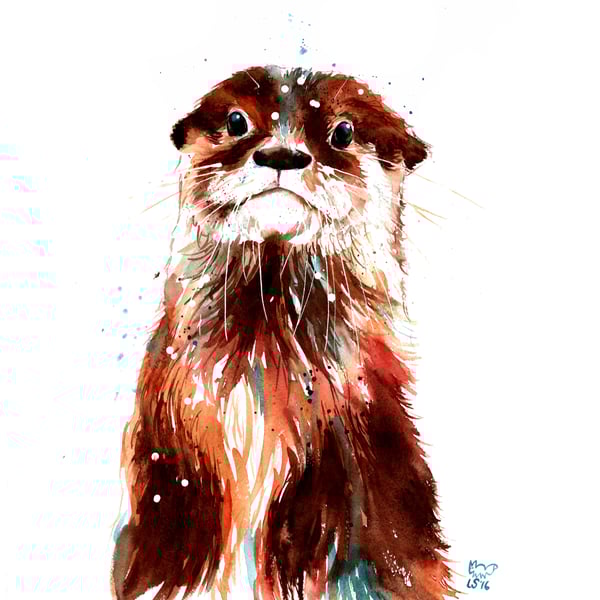 'Tambo' Otter A5 Print