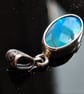 14mm x 9mm Lightning Ridge opal doublet pendant - Image 4