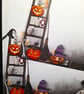 Letter Writing Paper Halloween Witch's Lair - Image 8