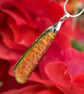Dichroic Glass Pendant in Orange - 1221 - Image 2