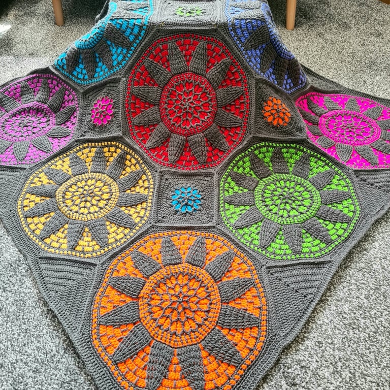 Crochet Blanket throw