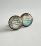 Personalised Bronze Cufflinks, Eighth Anniversary Gift for Him - Image 2