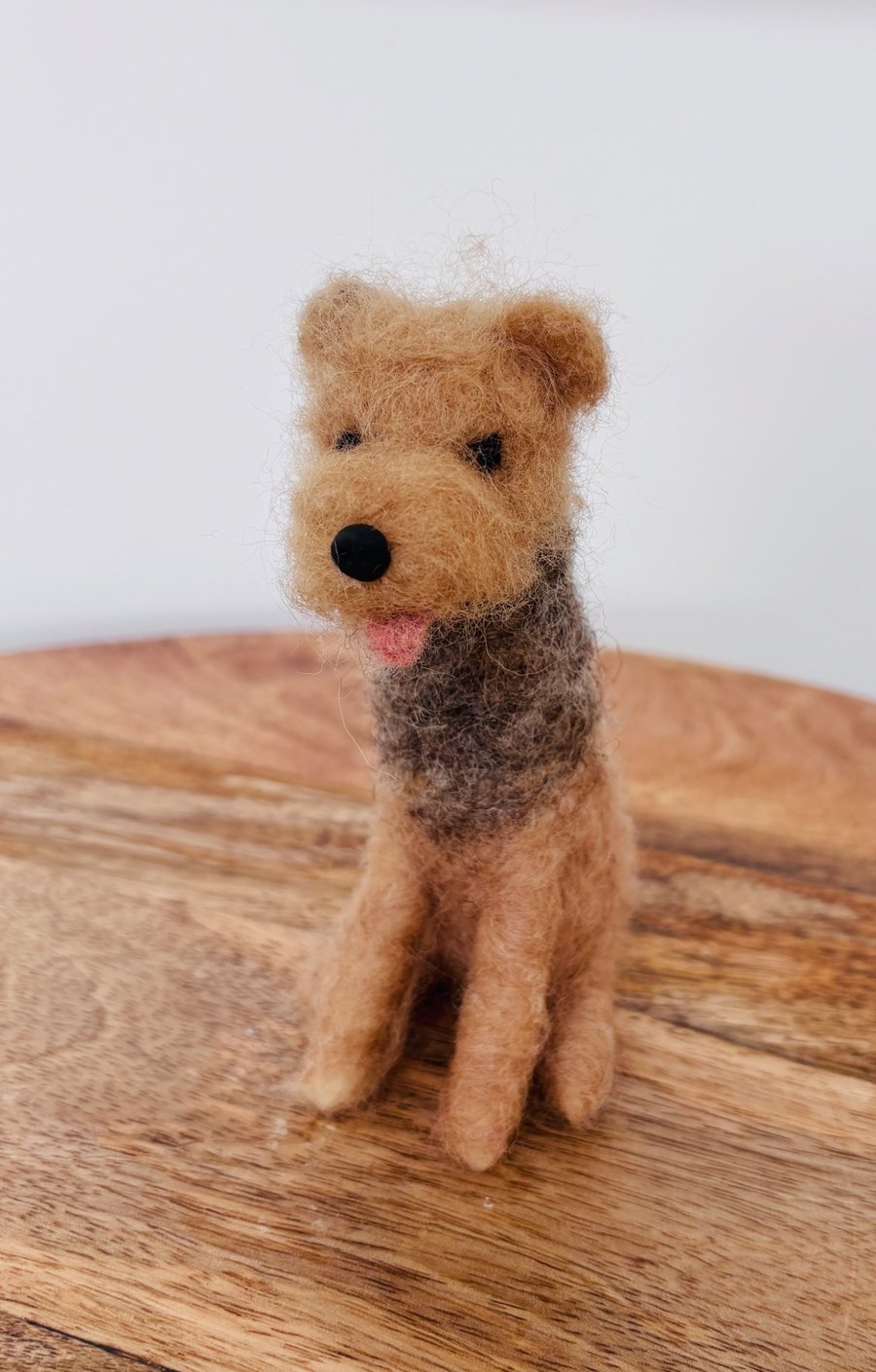 Needle felt wool Yorkshire Terrier, Yorkie dog. Collectible
