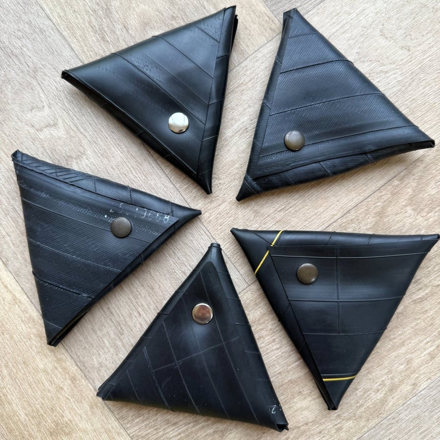 Inner Tube Coin Samosa - Extra Large - Storage for Change, Dice Sets, etc