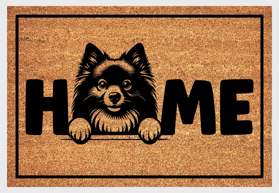 Finnish Spitz Home Door Mat No.1 - Finnish Spitz Welcome Mat - 3 Sizes