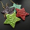 Christmas Stars set of 5