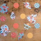 Autumn Pumpkins and Leaves Paper Garland