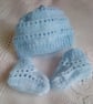 Baby's Hand Knitted Textured Cardigan Set, Gift Idea for Babies, Custom Make - Image 4
