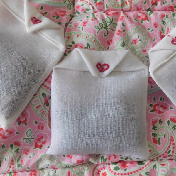 Lavender sachets pair,sleep aid,moth repellent,valentines gift