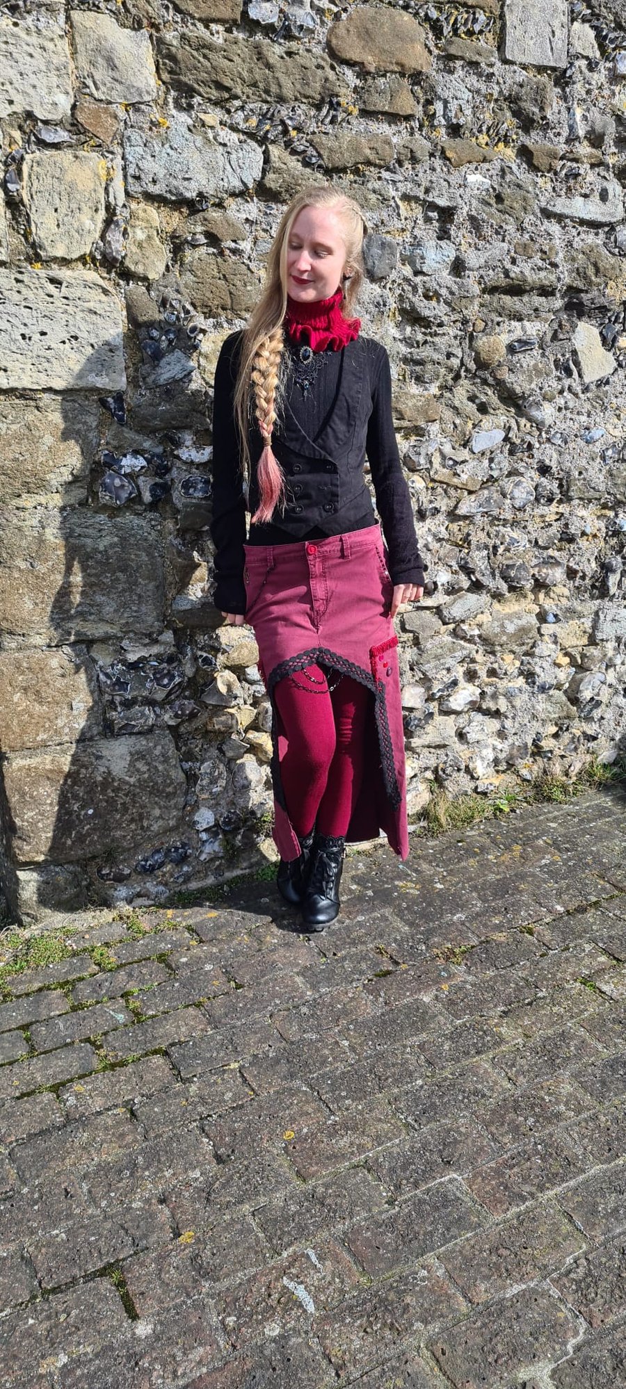 size 10 Scarlet Enchantress Skirt