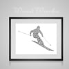 Personalised Ski Skiing Design Word Art