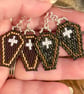 Gothic inspired Halloween coffin earrings - Image 5