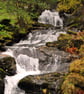 Waterfall Flamsdalen Valley Flam Norway Photograph Print