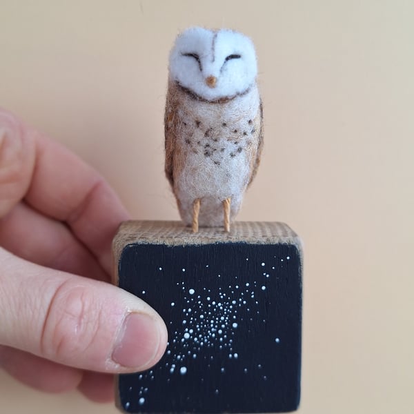 Oak Block - Barn Owl