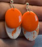 Marbled Oval Drop Earrings - Image 8