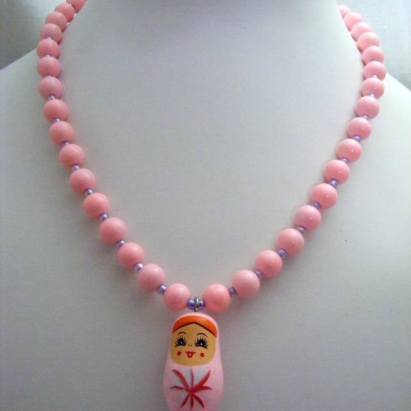 Pastel Pink Necklace