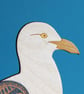  Standing Wooden Seagull Decoration Ornament- Hand Painted - Image 4