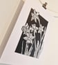 Daffodils Spring Lino Print - Image 2