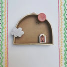 Perfectly Imperfect High Noon Ceramic wall shrine
