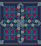 048 - Cross Stitch pattern Folk Art Tiles Sampler - Traditional - Image 1