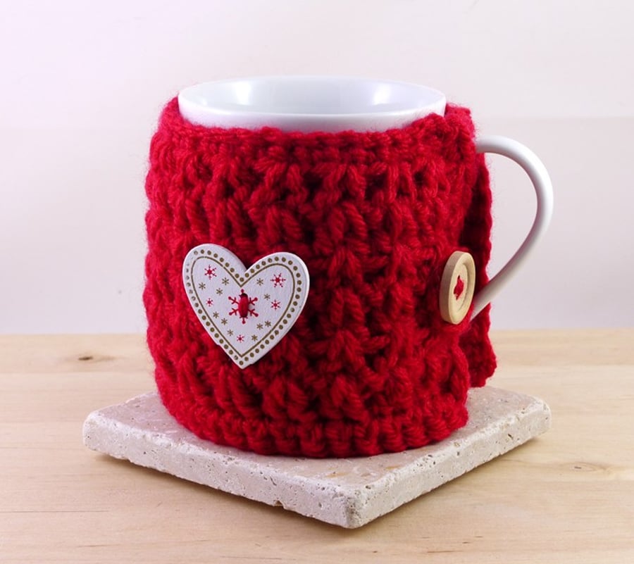 Crocheted Mug Cosy