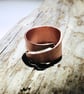 Handmade Wide Copper Ring UK Size T (RGCUOPT1) - UK Free Post - Image 4