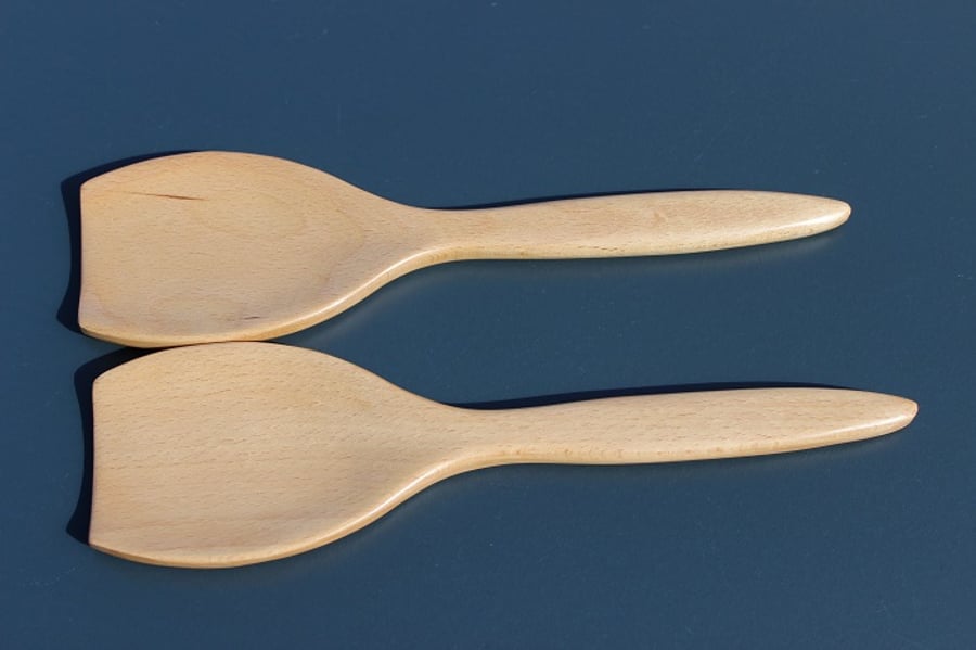 Hand Carved Salad Servers (WS14)