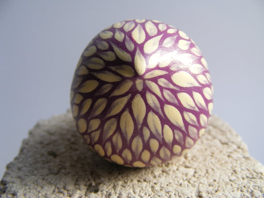 Baby painted bird. Blackberry colour