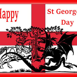 A5 Happy St George's Day Card 