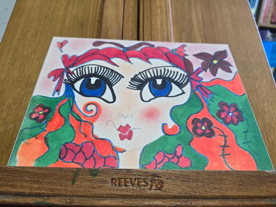 Fairy Canvas Drawing 