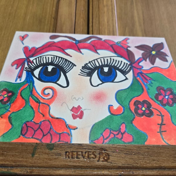 Fairy Canvas Drawing 