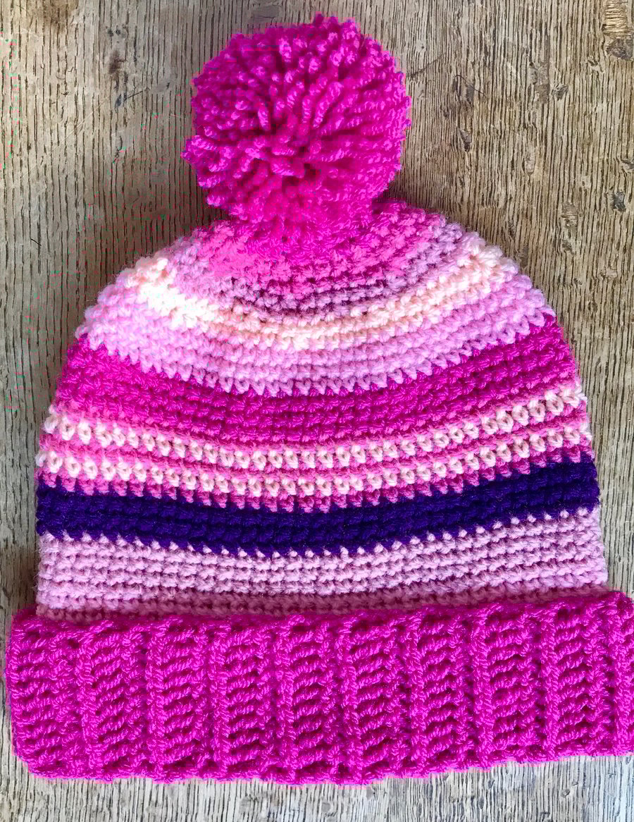 All the Pinks Hat for age 5-8