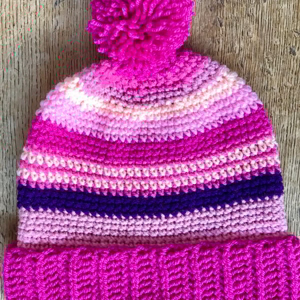 All the Pinks Hat for age 5-8