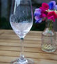 Hand Engraved Wine Glass - Image 2