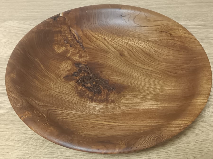 Hand turned Elm fruit bowl