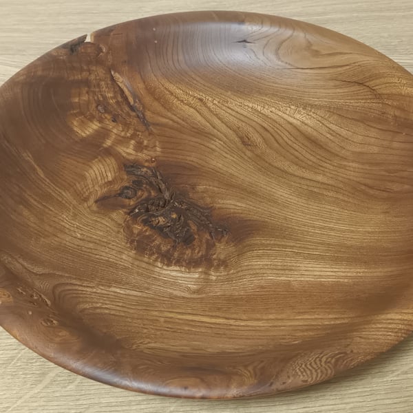 Hand turned Elm fruit bowl