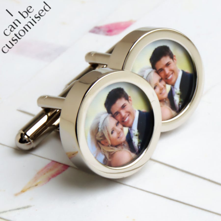  Wedding Photo Cufflinks