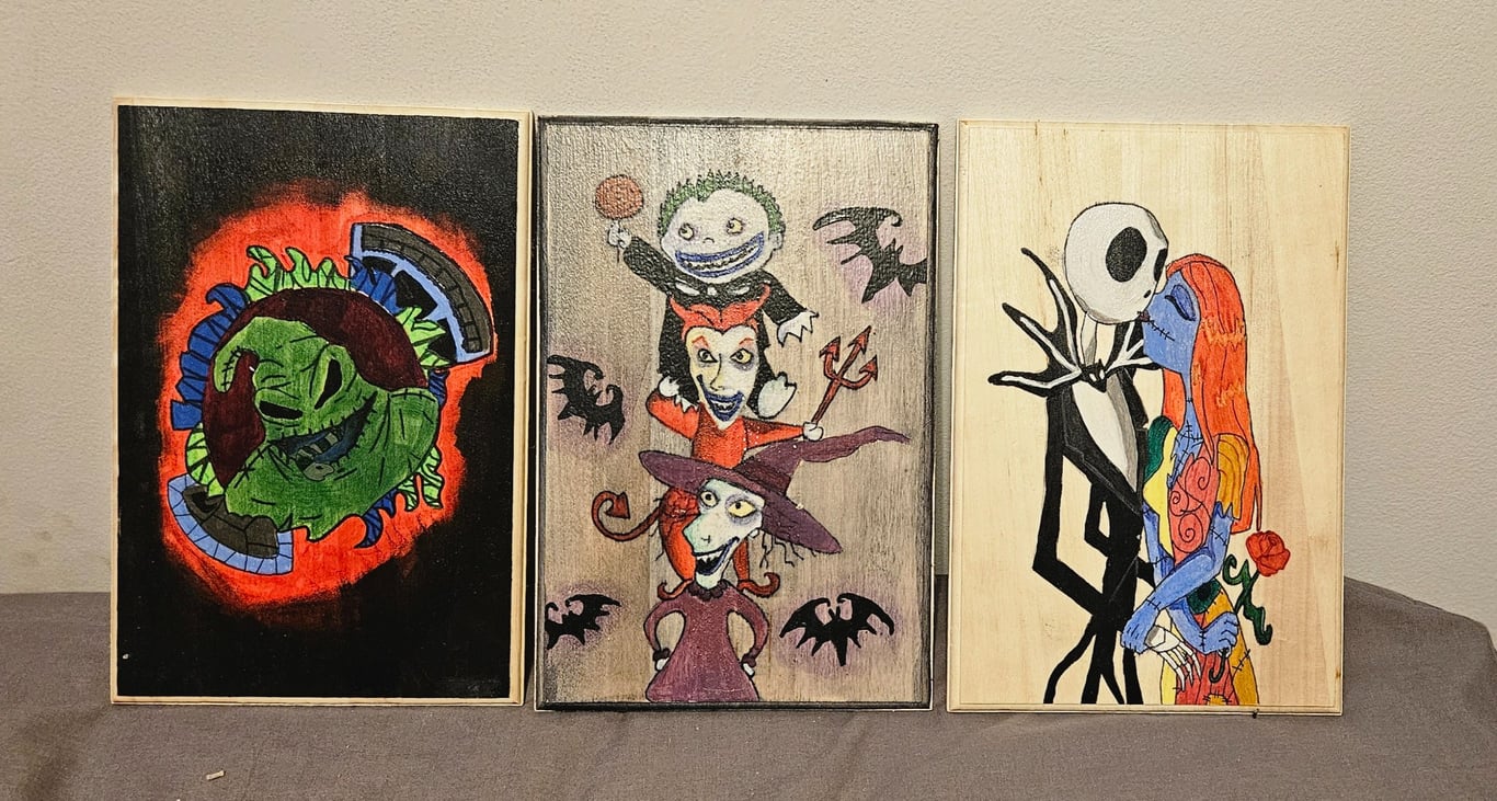 Nightmare before christmas trio 