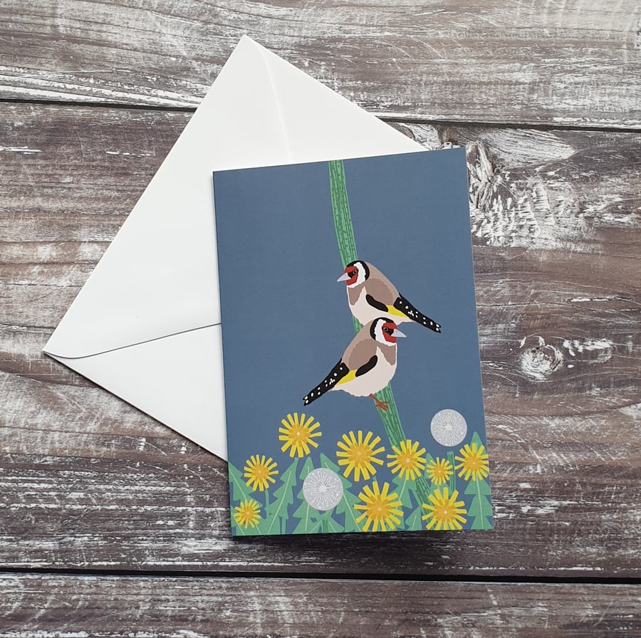 Goldfinches Greeting Card