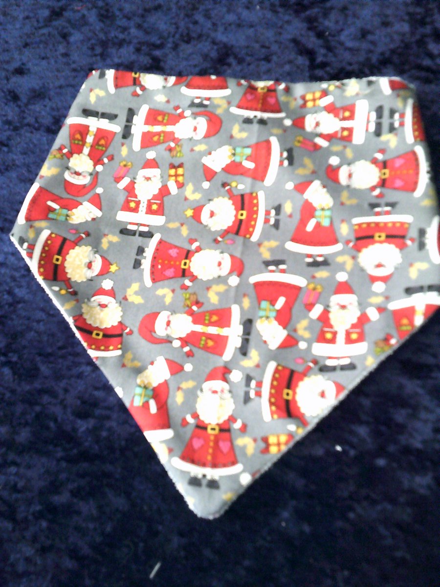 Father Christmas Babies Dribble Bib