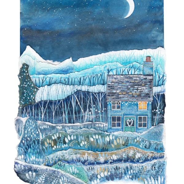 Hunkerdown Cottage - PRINT - Signed Limited Edition Giclee Print