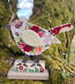 Bone china Bird ornament